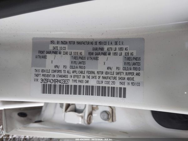 2024 MAZDA MAZDA3 2.5 S PREFERRED