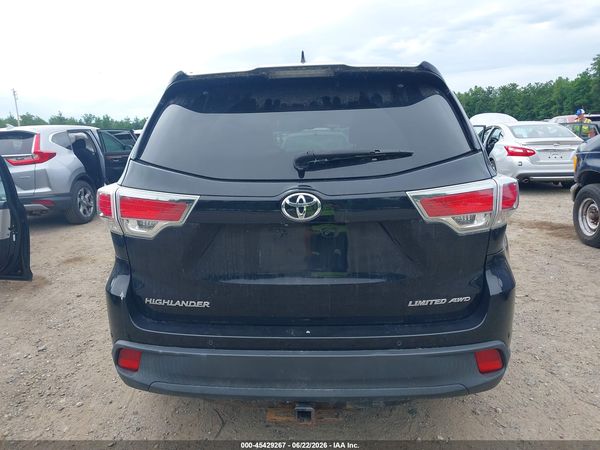 2016 TOYOTA HIGHLANDER LIMITED V6