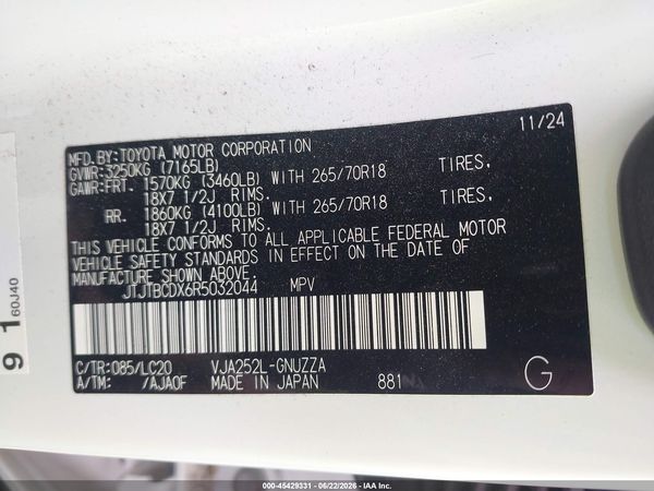2024 LEXUS GX 550 OVERTRAIL+