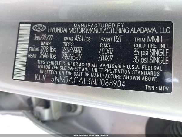2022 HYUNDAI TUCSON SE