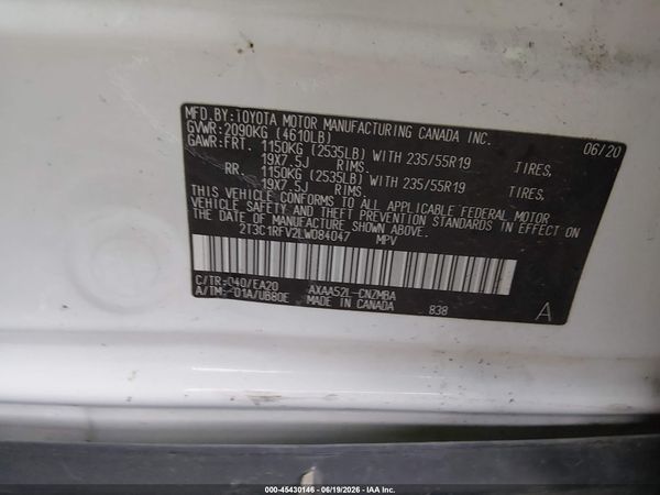 2020 TOYOTA RAV4 XLE PREMIUM