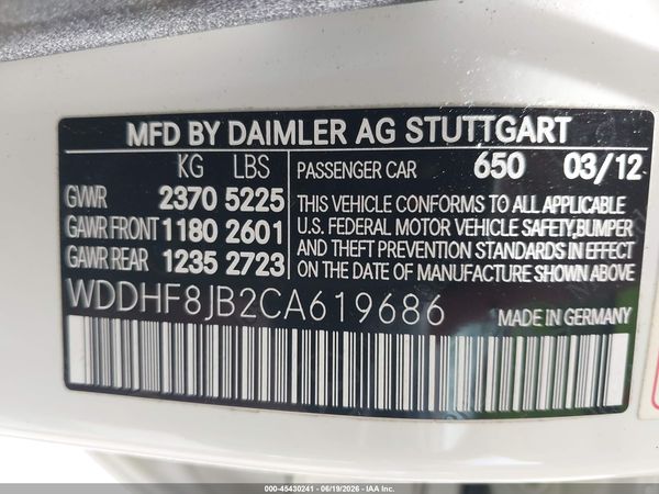 2012 MERCEDES-BENZ E 350 4MATIC
