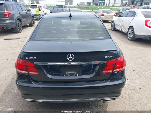 2016 MERCEDES-BENZ E 350 4MATIC