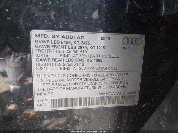 2020 AUDI Q5