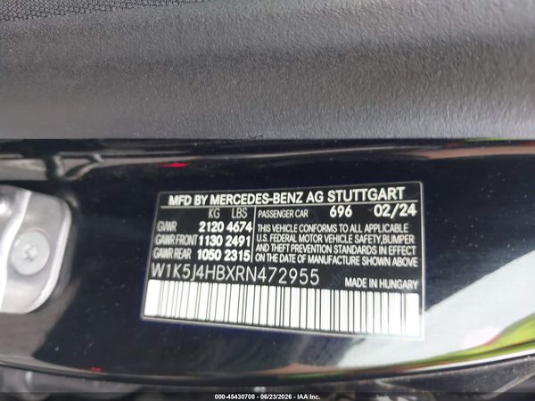 2024 MERCEDES-BENZ CLA 250 COUPE 4MATIC
