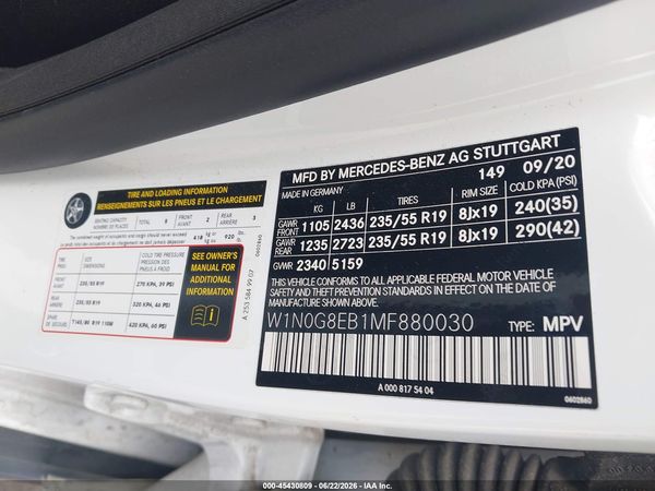 2021 MERCEDES-BENZ GLC 300 4MATIC SUV