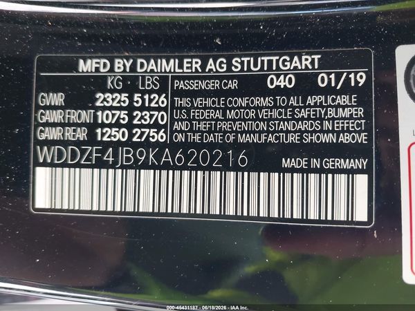 2019 MERCEDES-BENZ E 300 E300
