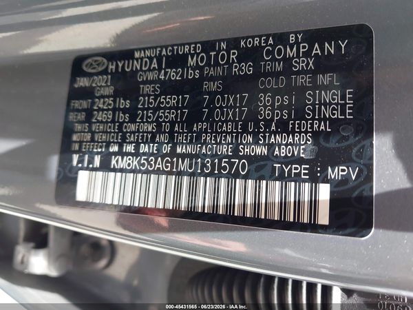 2021 HYUNDAI KONA ELECTRIC ULTIMATE