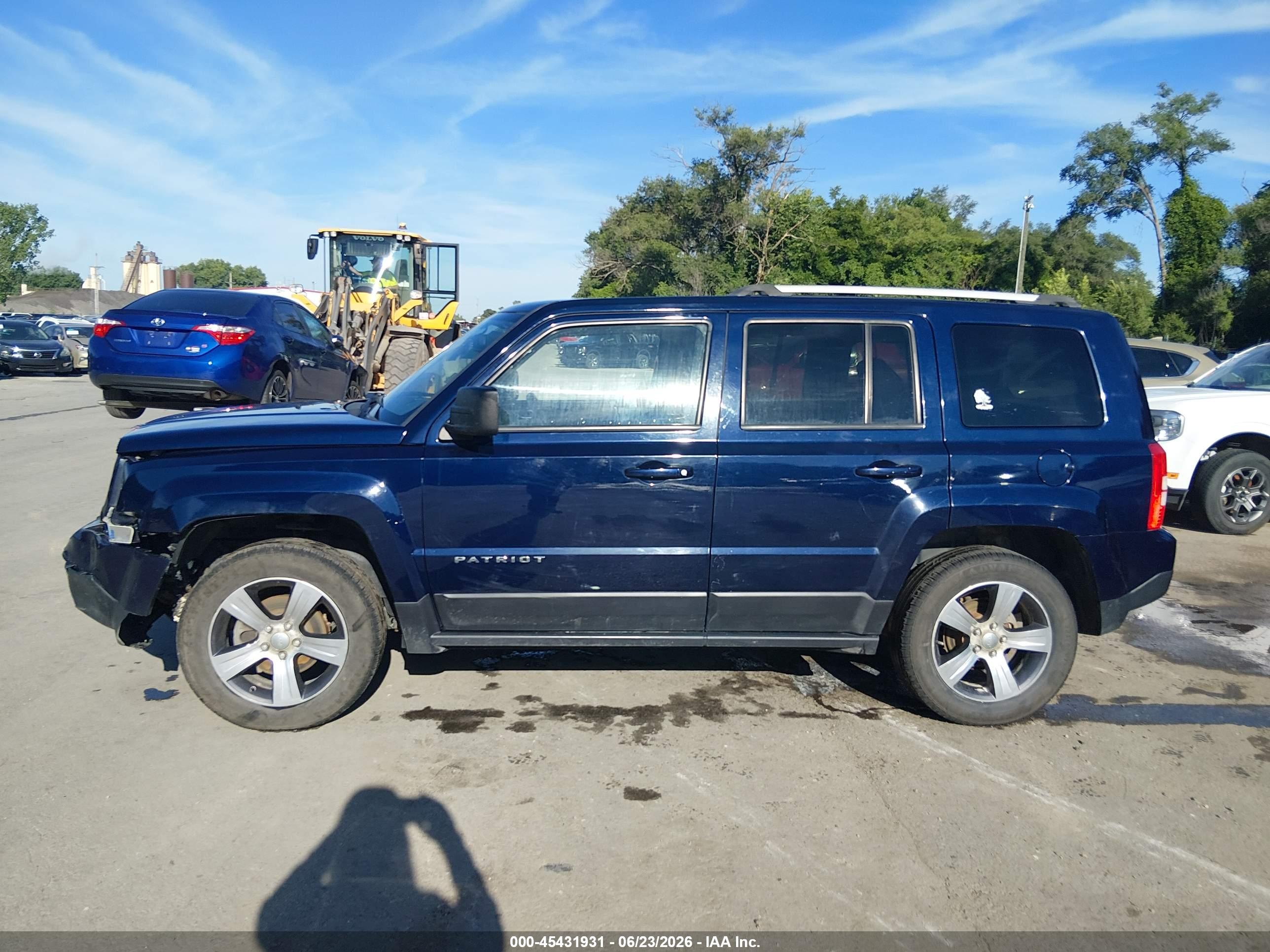 2017 JEEP PATRIOT HIGH ALTITUDE 4X4