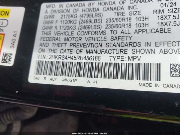 2024 HONDA CR-V EX AWD