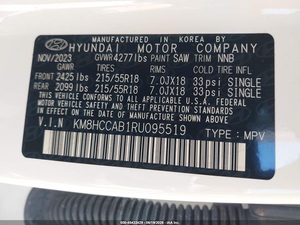 2024 HYUNDAI KONA SEL