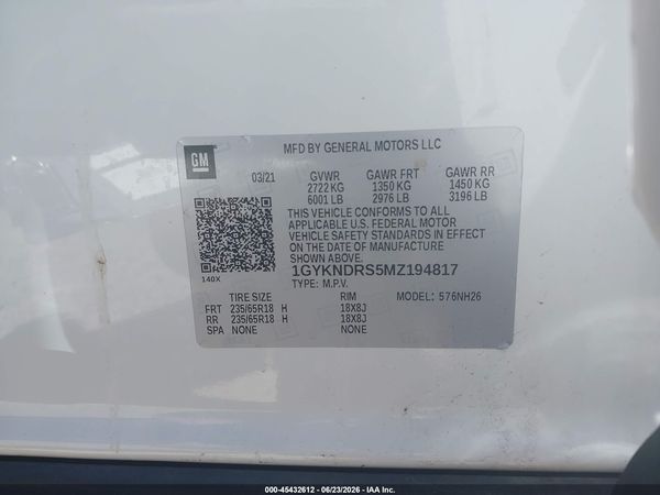 2021 CADILLAC XT5 AWD PREMIUM LUXURY