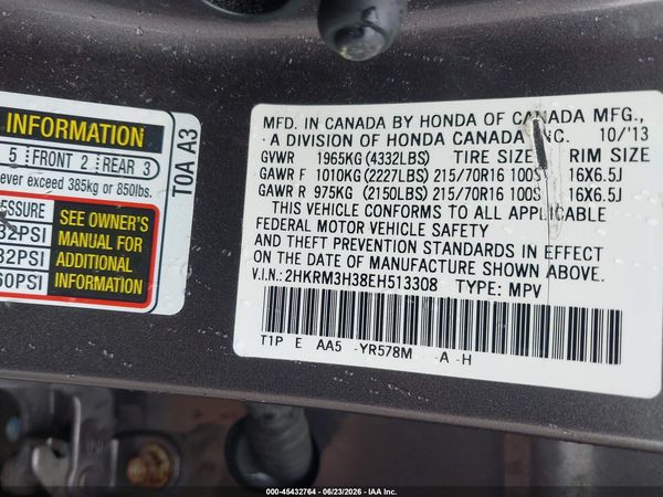 2014 HONDA CR-V LX
