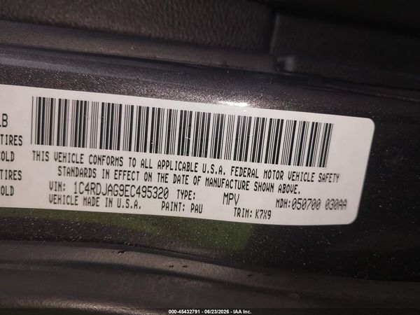 2014 DODGE DURANGO SXT