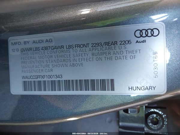 2015 AUDI A3 1.8T PREMIUM