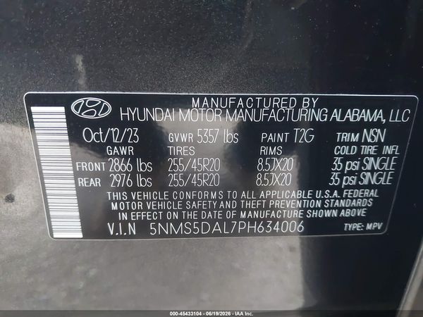 2023 HYUNDAI SANTA FE CALLIGRAPHY