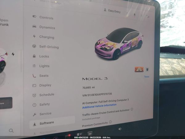 2023 TESLA MODEL 3 REAR-WHEEL DRIVE