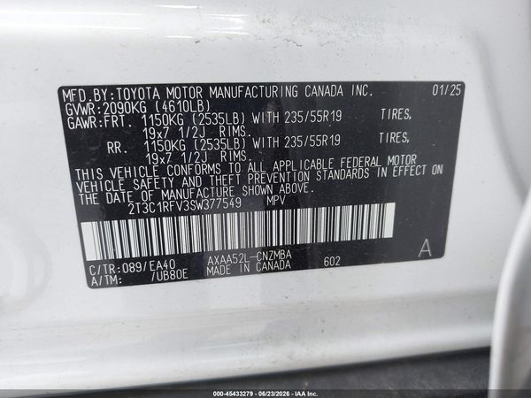 2025 TOYOTA RAV4 XLE PREMIUM