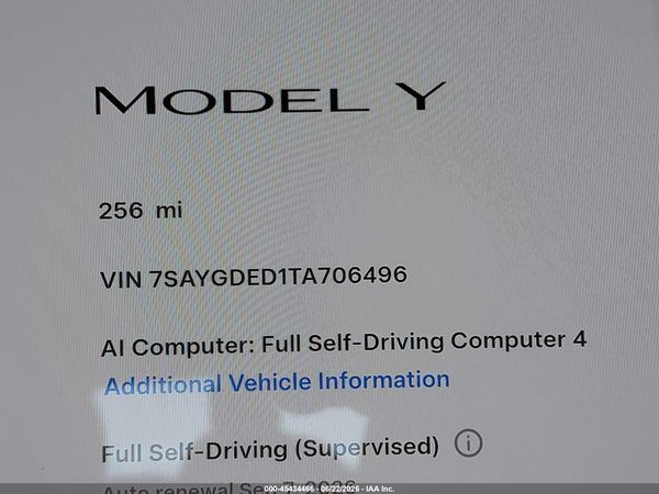 2026 TESLA MODEL Y