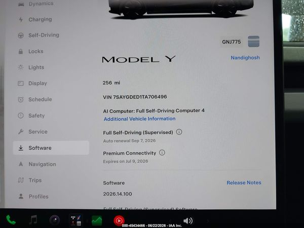2026 TESLA MODEL Y