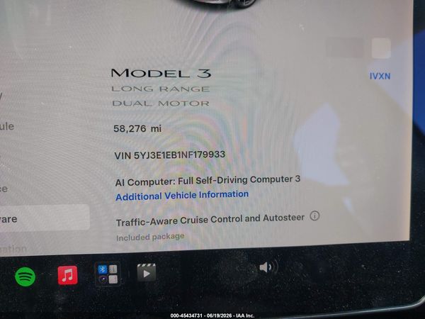 2022 TESLA MODEL 3