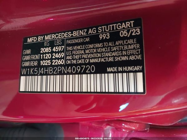 2023 MERCEDES-BENZ CLA 250 COUPE 4MATIC