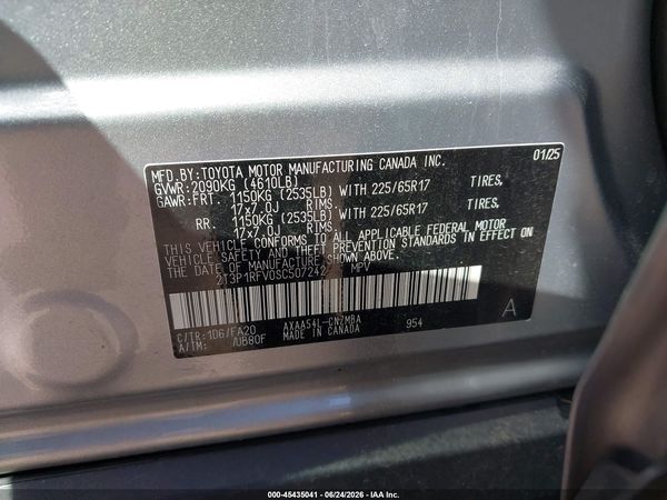 2025 TOYOTA RAV4 XLE