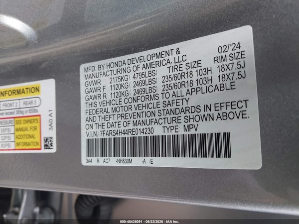 2024 HONDA CR-V EX AWD
