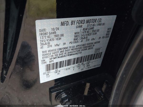 2024 FORD MUSTANG MACH-E GT