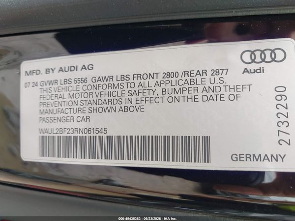 2024 AUDI A6