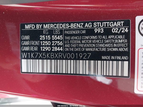 2024 MERCEDES-BENZ AMG GT 43 4-DOOR COUPE AMG GT43