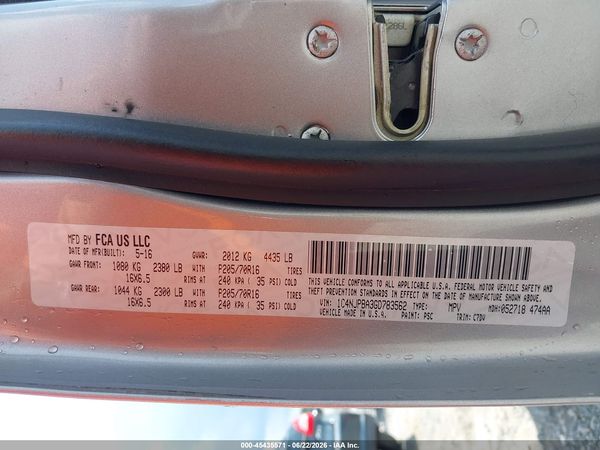 2016 JEEP PATRIOT SPORT