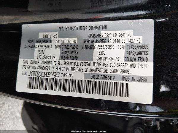 2021 MAZDA CX-9 TOURING