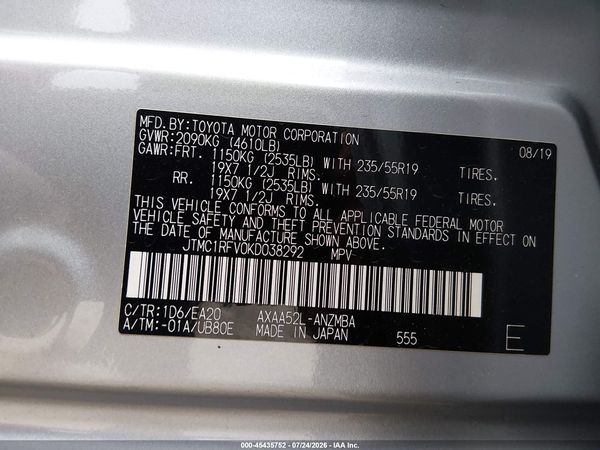 2019 TOYOTA RAV4 XLE PREMIUM