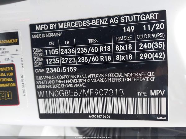 2021 MERCEDES-BENZ GLC 300 4MATIC SUV