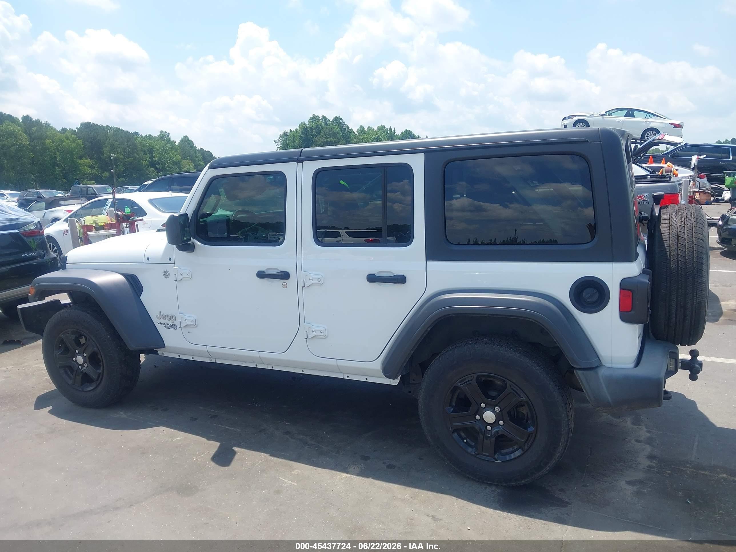 2020 JEEP WRANGLER UNLIMITED SPORT S 4X4