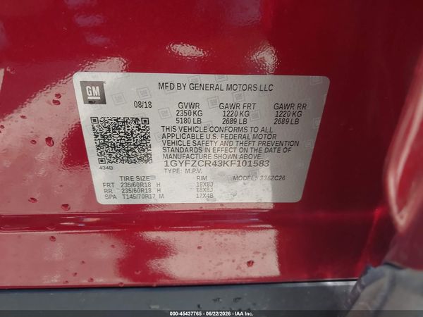 2019 CADILLAC XT4 PREMIUM LUXURY