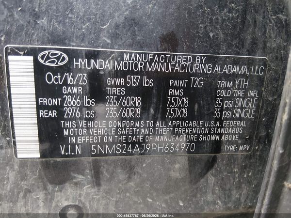 2023 HYUNDAI SANTA FE SEL