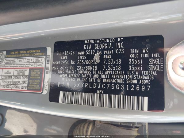 2025 KIA SORENTO S