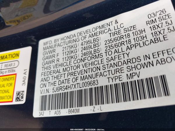 2026 HONDA CR-V EX-L AWD