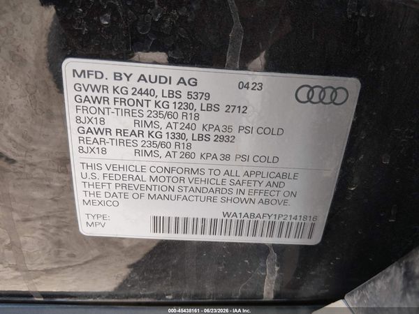 2023 AUDI Q5