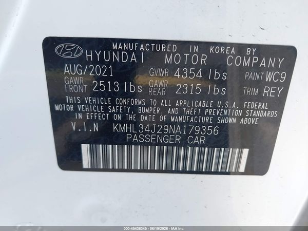 2022 HYUNDAI SONATA LIMITED