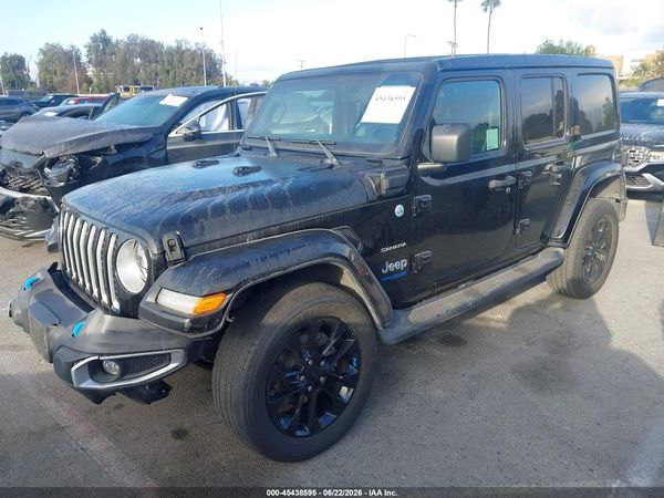 2022 JEEP WRANGLER 4XE UNLIMITED SAHARA 4X4