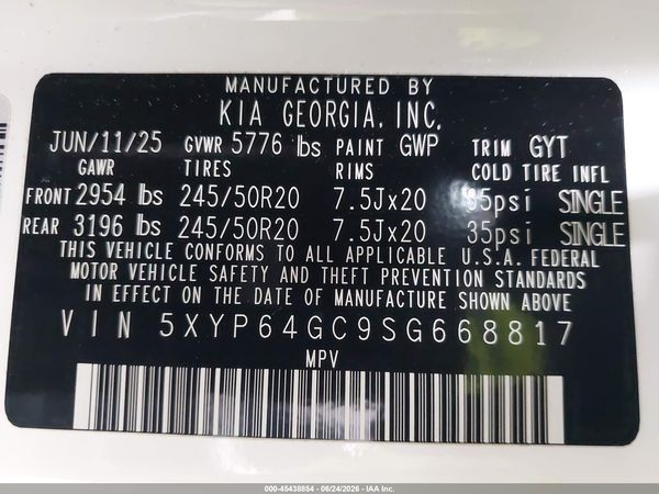 2025 KIA TELLURIDE S