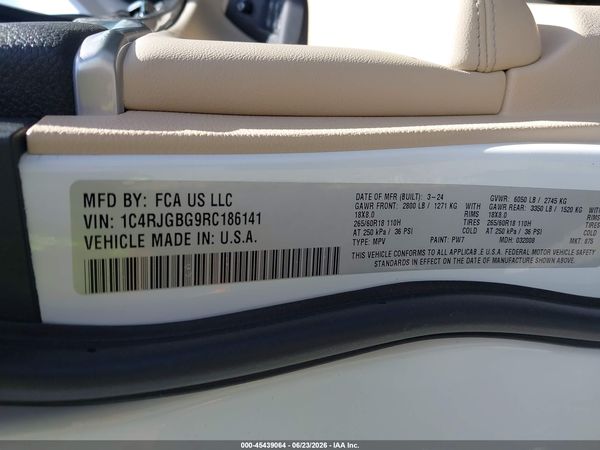 2024 JEEP GRAND CHEROKEE LIMITED 4X2