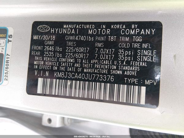 2018 HYUNDAI TUCSON SEL