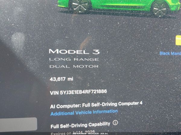 2024 TESLA MODEL 3