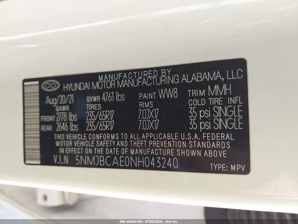 2022 HYUNDAI TUCSON SEL
