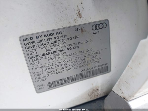 2021 AUDI Q5