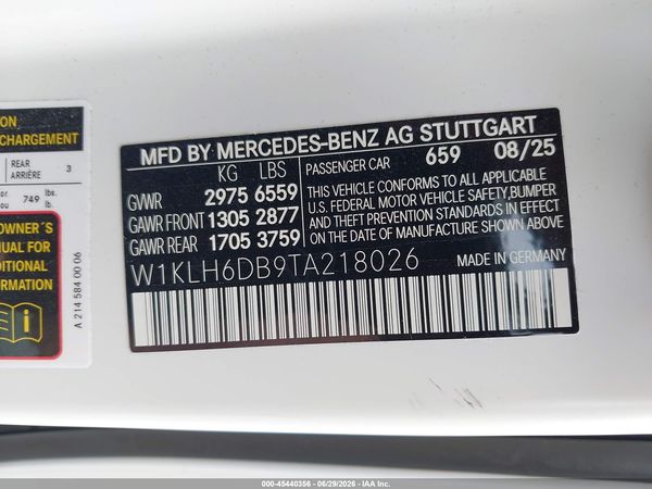 2026 MERCEDES-BENZ AMG E 53 E E53e 4MATIC